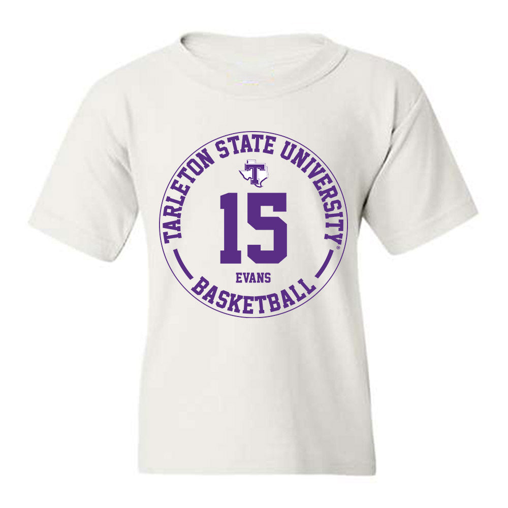 Tarleton State - NCAA Men's Basketball : Caleb Evans - Classic Fashion Shersey Youth T-Shirt-0