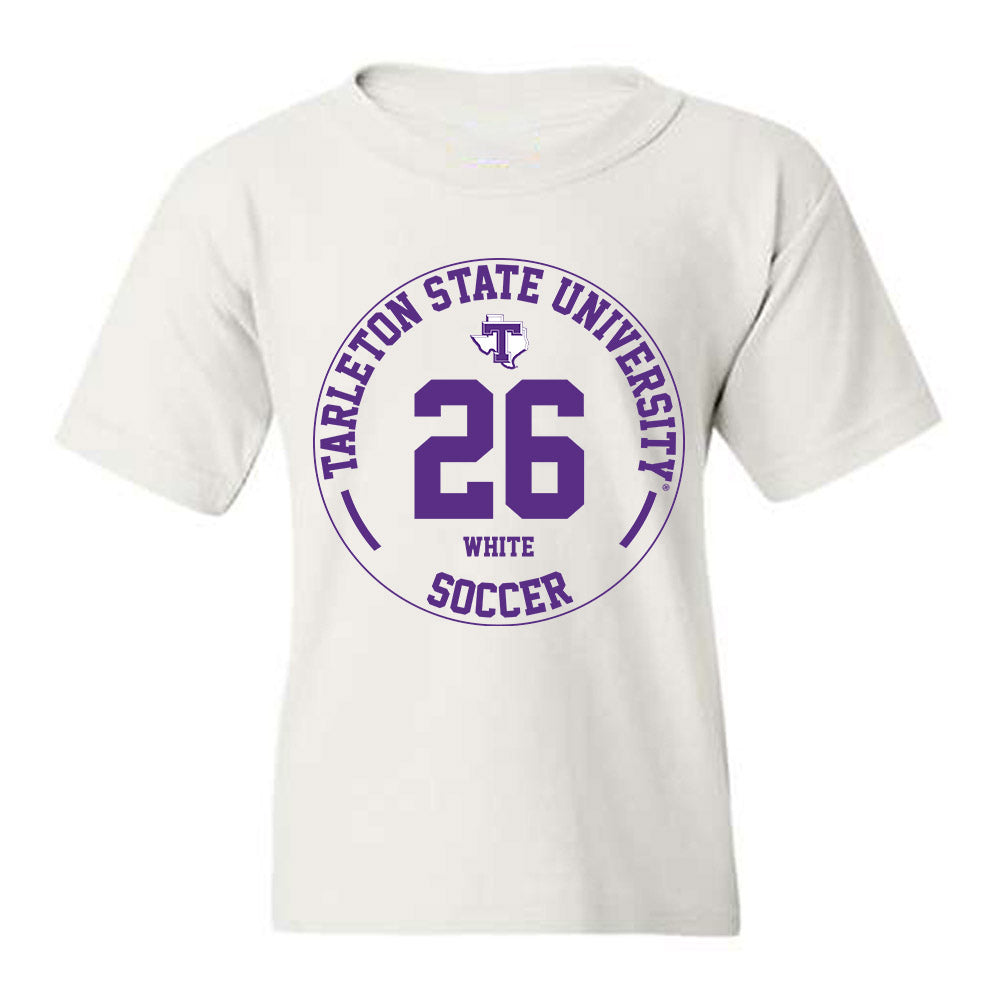 Tarleton State - NCAA Women's Soccer : Sydney White - Classic Fashion Shersey Youth T-Shirt-0