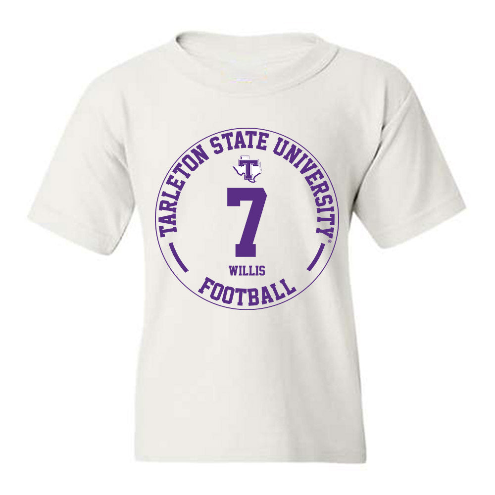 Tarleton State - NCAA Football : Marquis Willis - Classic Fashion Shersey Youth T-Shirt-0