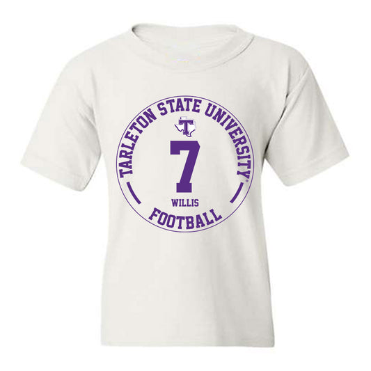 Tarleton State - NCAA Football : Marquis Willis - Classic Fashion Shersey Youth T-Shirt-0