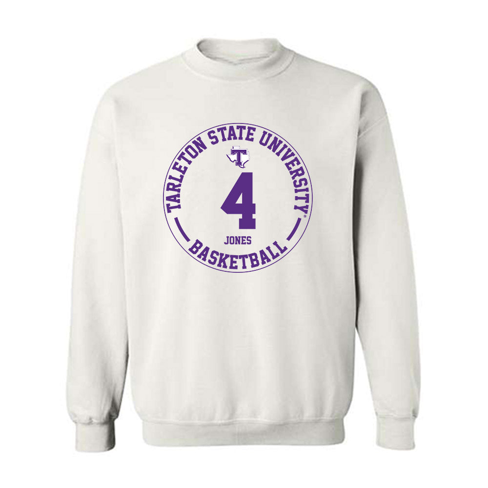 Tarleton State - NCAA Women's Basketball : Kyriana Jones - Classic Fashion Shersey Crewneck Sweatshirt-0
