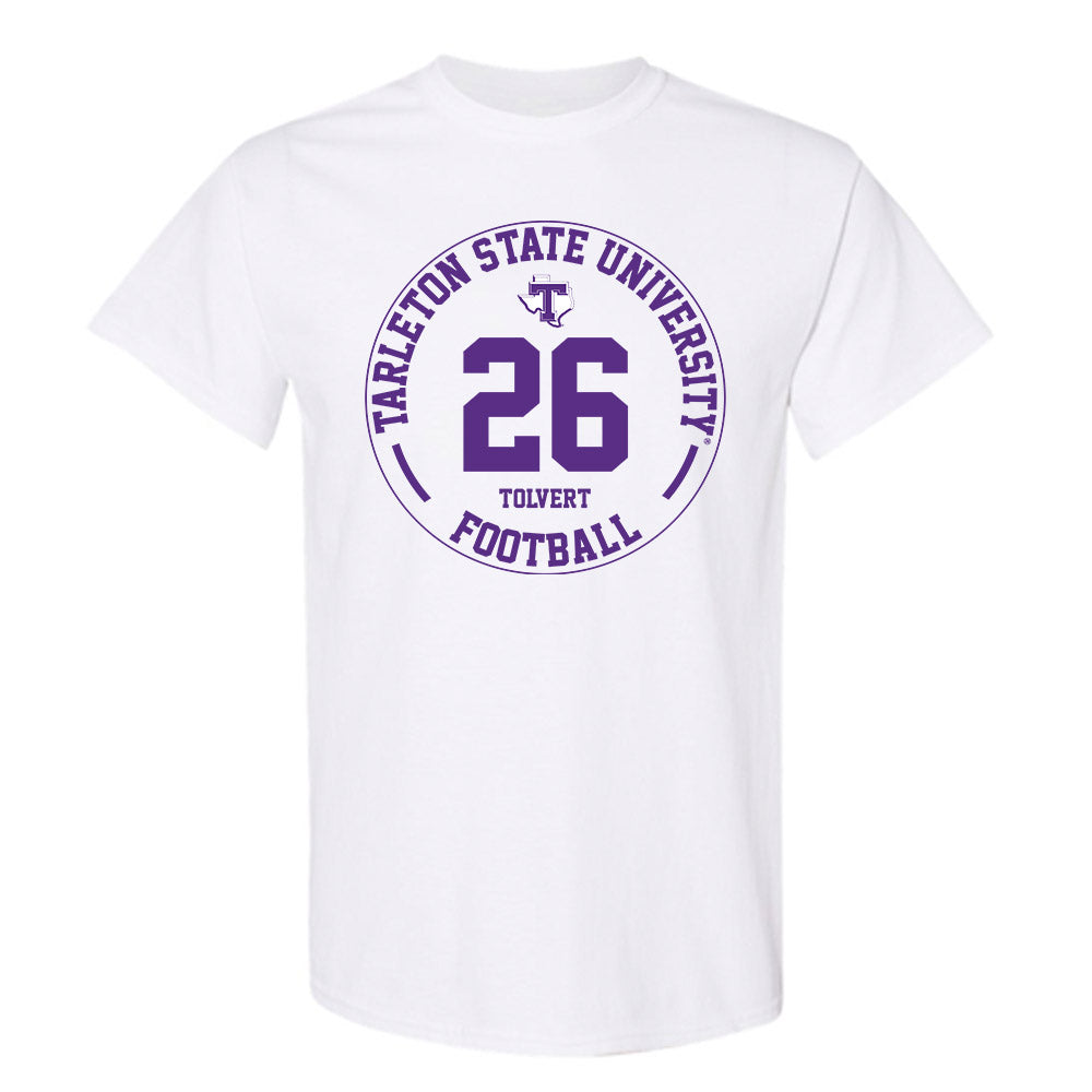 Tarleton State - NCAA Football : Brandon Tolvert - Classic Fashion Shersey T-Shirt-0