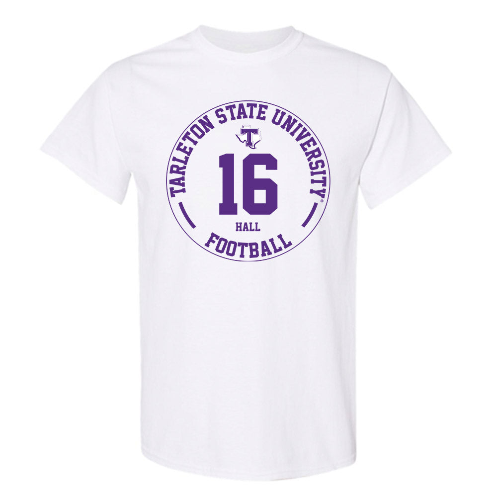 Tarleton State - NCAA Football : Isaac Hall - Classic Fashion Shersey T-Shirt-0