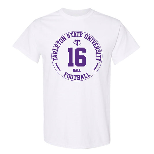 Tarleton State - NCAA Football : Isaac Hall - Classic Fashion Shersey T-Shirt-0