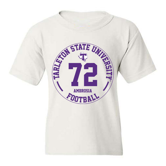 Tarleton State - NCAA Football : Alec Ambrosia - Classic Fashion Shersey Youth T-Shirt-0