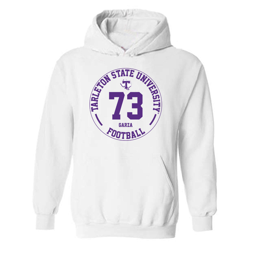 Tarleton State - NCAA Football : Rowdy Garza - Classic Fashion Shersey Hooded Sweatshirt