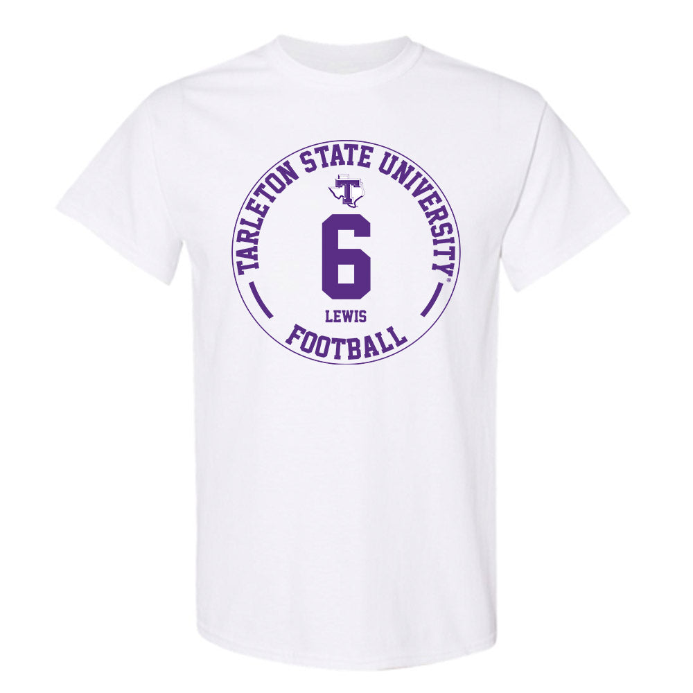 Tarleton State - NCAA Football : Caleb Lewis - Classic Fashion Shersey T-Shirt-0