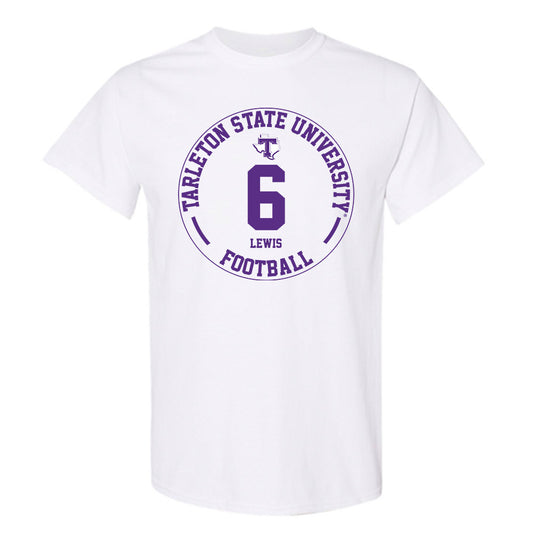 Tarleton State - NCAA Football : Caleb Lewis - Classic Fashion Shersey T-Shirt-0