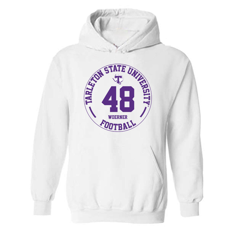 Tarleton State - NCAA Football : Reese Woerner - Classic Fashion Shersey Hooded Sweatshirt-0