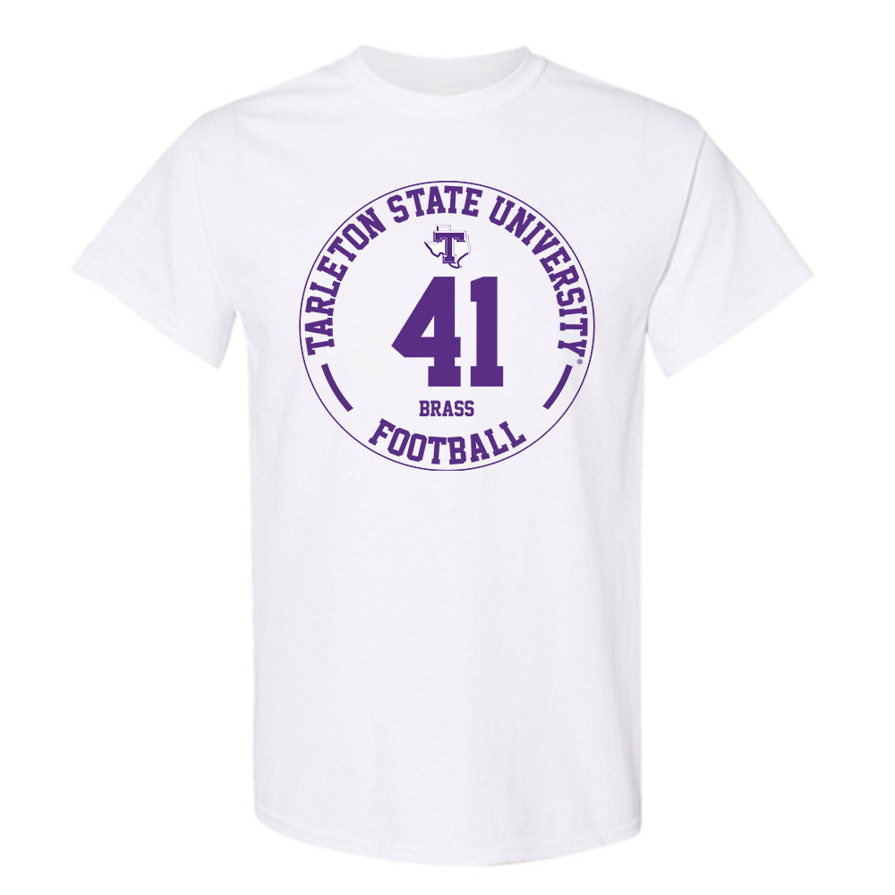 Tarleton State - NCAA Football : Reid Brass - Classic Fashion Shersey T-Shirt-0