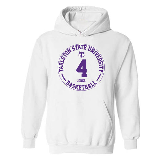 Tarleton State - NCAA Women's Basketball : Kyriana Jones - Classic Fashion Shersey Hooded Sweatshirt-0