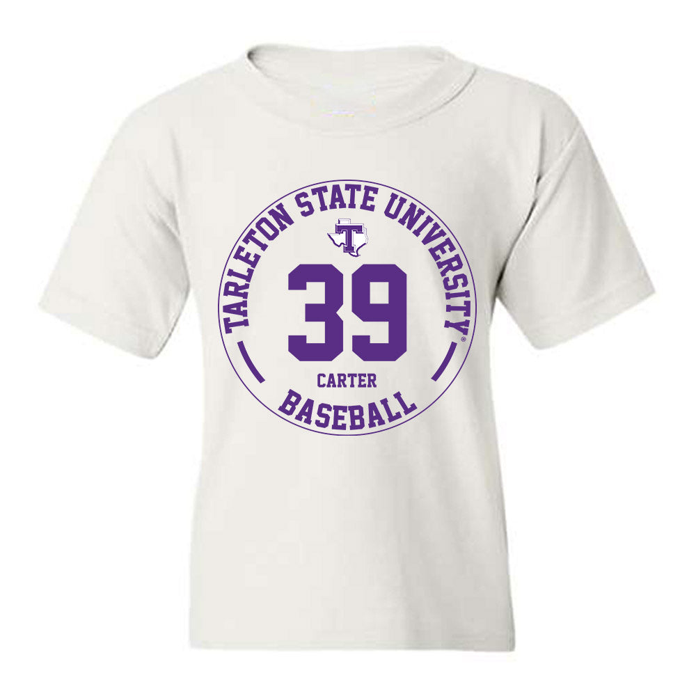 Tarleton State - NCAA Baseball : Brendon Carter - Classic Fashion Shersey Youth T-Shirt-0