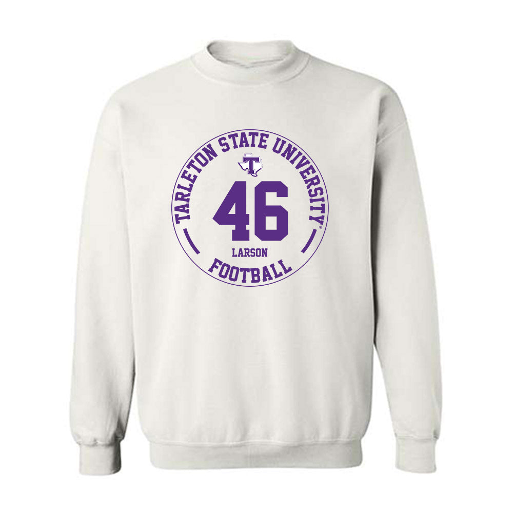 Tarleton State - NCAA Football : Brad Larson - Classic Fashion Shersey Crewneck Sweatshirt-0