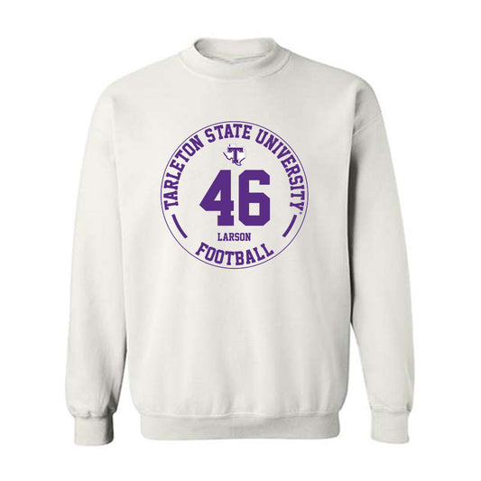 Tarleton State - NCAA Football : Brad Larson - Classic Fashion Shersey Crewneck Sweatshirt-0
