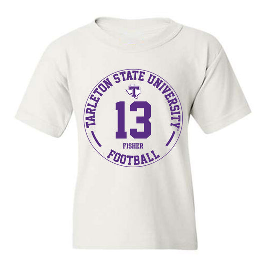 Tarleton State - NCAA Football : Marsean Fisher - Classic Fashion Shersey Youth T-Shirt-0