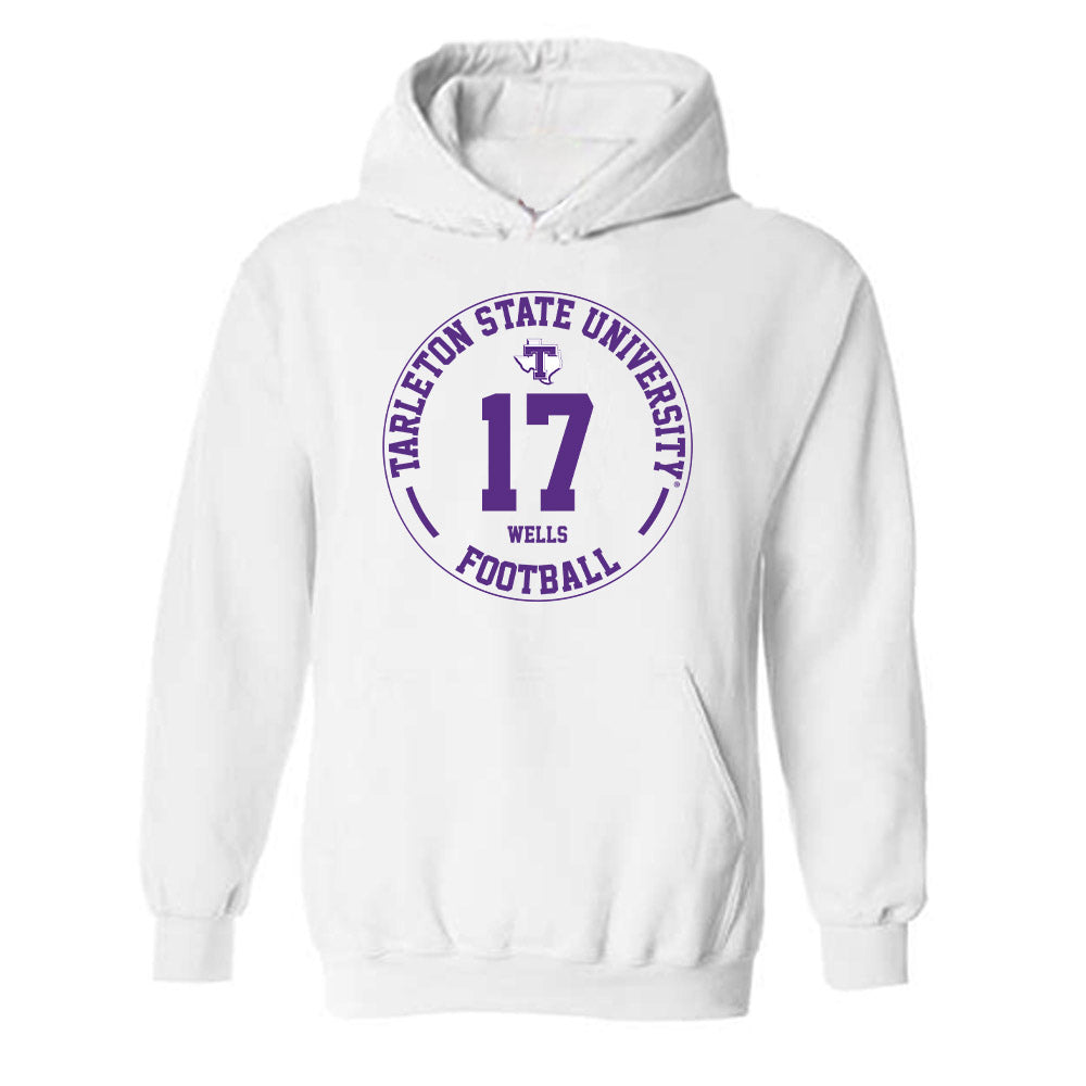 Tarleton State - NCAA Football : CJ Wells - Classic Fashion Shersey Hooded Sweatshirt-0