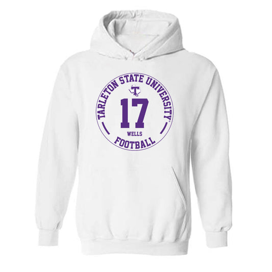 Tarleton State - NCAA Football : CJ Wells - Classic Fashion Shersey Hooded Sweatshirt-0
