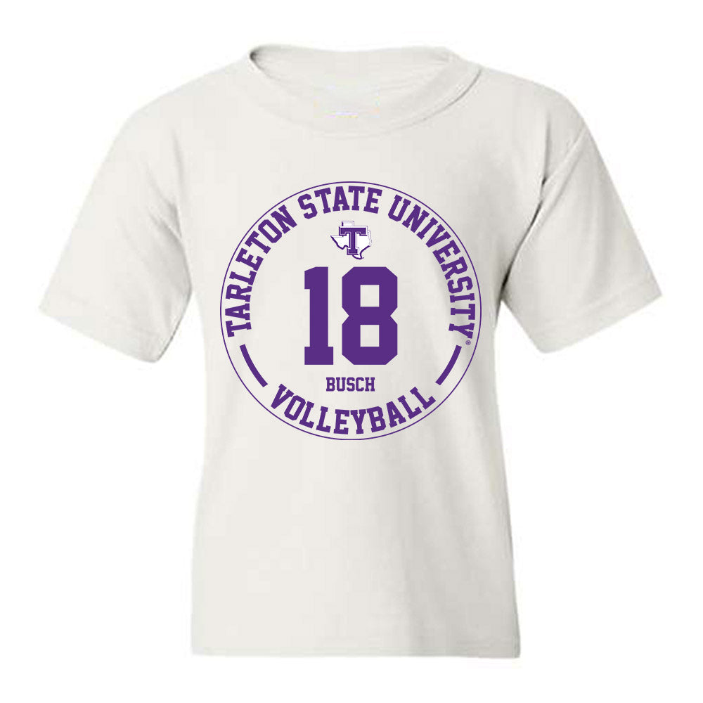 Tarleton State - NCAA Women's Volleyball : Tatum Busch - Classic Fashion Shersey Youth T-Shirt-0