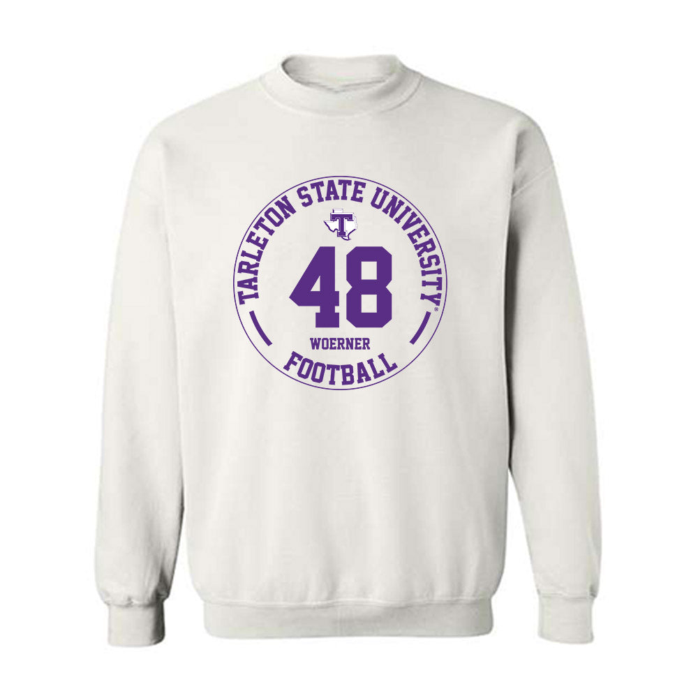 Tarleton State - NCAA Football : Reese Woerner - Classic Fashion Shersey Crewneck Sweatshirt-0