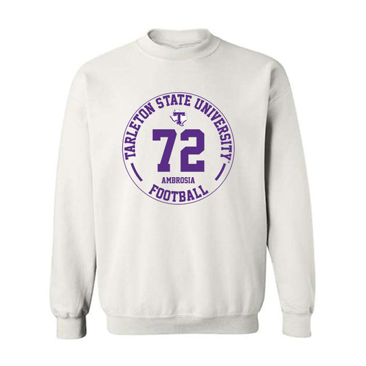 Tarleton State - NCAA Football : Alec Ambrosia - Classic Fashion Shersey Crewneck Sweatshirt-0