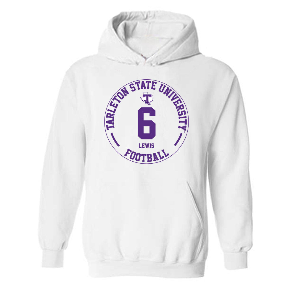 Tarleton State - NCAA Football : Caleb Lewis - Classic Fashion Shersey Hooded Sweatshirt-0
