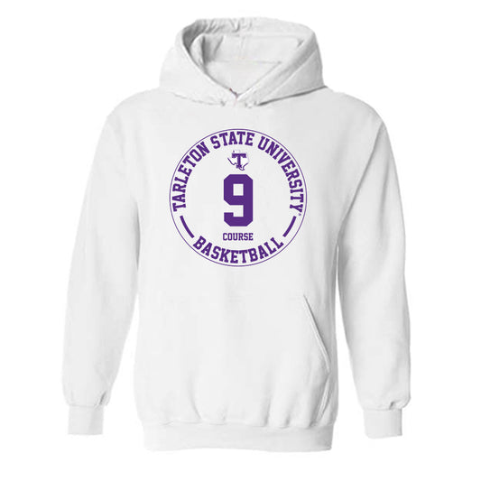 Tarleton State - NCAA Men's Basketball : Collin Course - Classic Fashion Shersey Hooded Sweatshirt-0