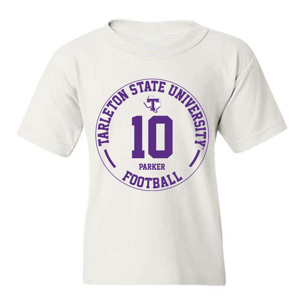 Tarleton State - NCAA Football : Bryce Parker - Classic Fashion Shersey Youth T-Shirt-0
