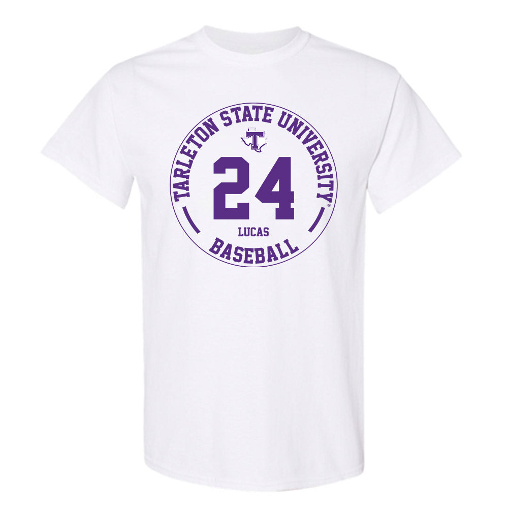 Tarleton State - NCAA Baseball : Aden Lucas - Classic Fashion Shersey T-Shirt-0