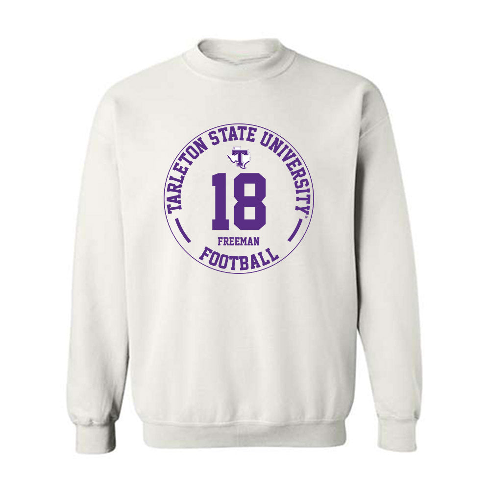 Tarleton State - NCAA Football : Matt Freeman - Classic Fashion Shersey Crewneck Sweatshirt-0