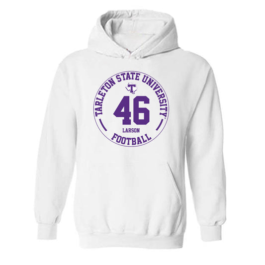 Tarleton State - NCAA Football : Brad Larson - Classic Fashion Shersey Hooded Sweatshirt-0