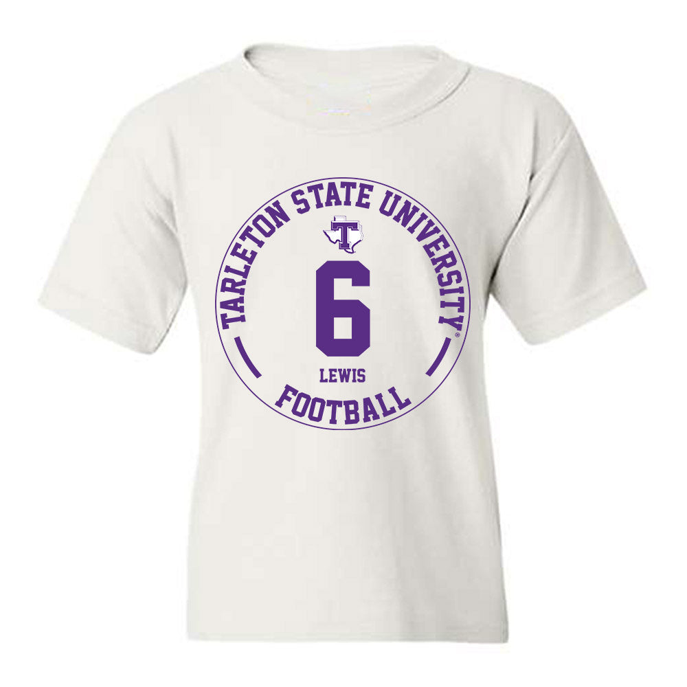 Tarleton State - NCAA Football : Caleb Lewis - Classic Fashion Shersey Youth T-Shirt-0