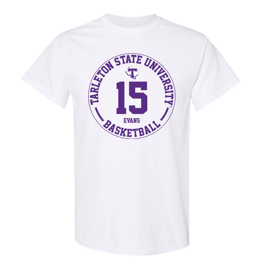 Tarleton State - NCAA Men's Basketball : Caleb Evans - Classic Fashion Shersey T-Shirt-0
