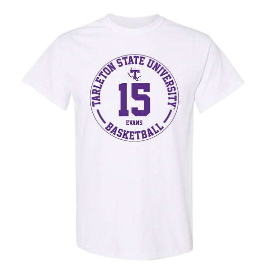 Tarleton State - NCAA Men's Basketball : Caleb Evans - Classic Fashion Shersey T-Shirt-0