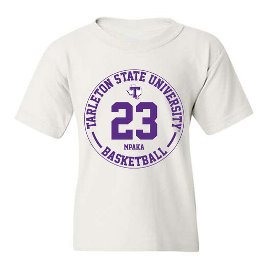Tarleton State - NCAA Men's Basketball : Chris Mpaka - Classic Fashion Shersey Youth T-Shirt-0