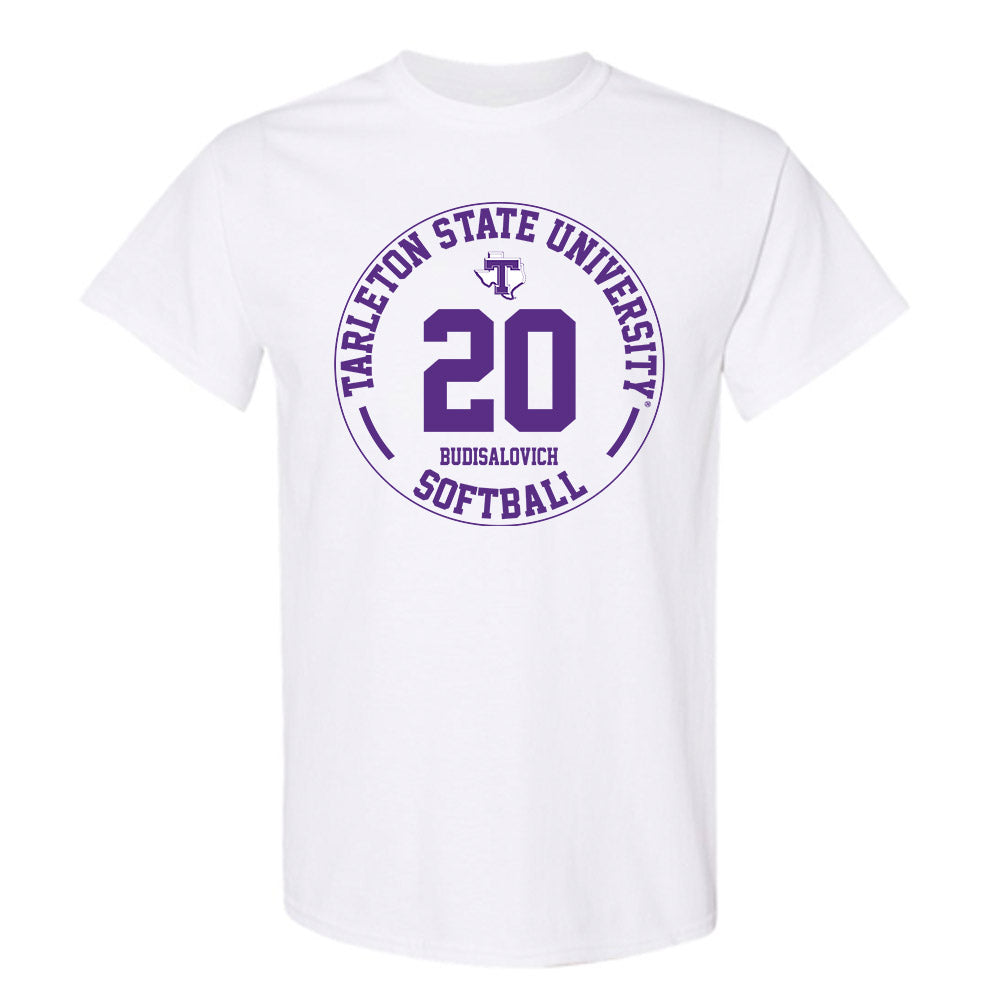 Tarleton State - NCAA Softball : Alyssa Budisalovich - Classic Fashion Shersey T-Shirt-0