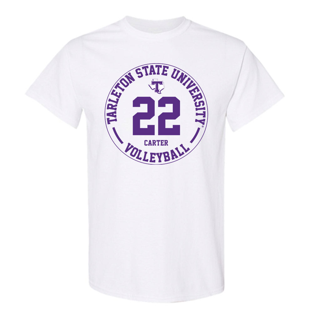 Tarleton State - NCAA Women's Volleyball : morgan carter - Classic Fashion Shersey T-Shirt-0