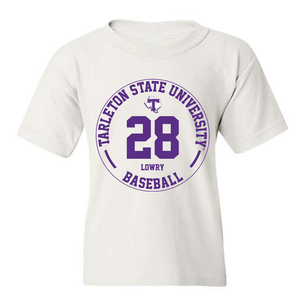 Tarleton State - NCAA Baseball : Cort Lowry - Classic Fashion Shersey Youth T-Shirt-0