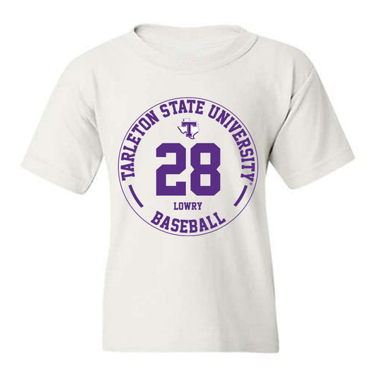 Tarleton State - NCAA Baseball : Cort Lowry - Classic Fashion Shersey Youth T-Shirt-0