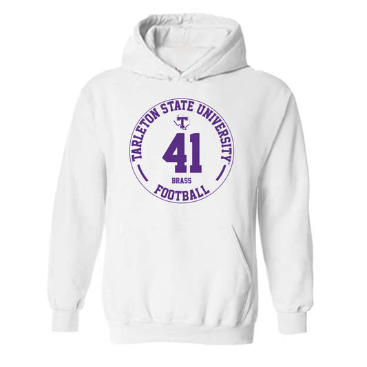 Tarleton State - NCAA Football : Reid Brass - Classic Fashion Shersey Hooded Sweatshirt-0