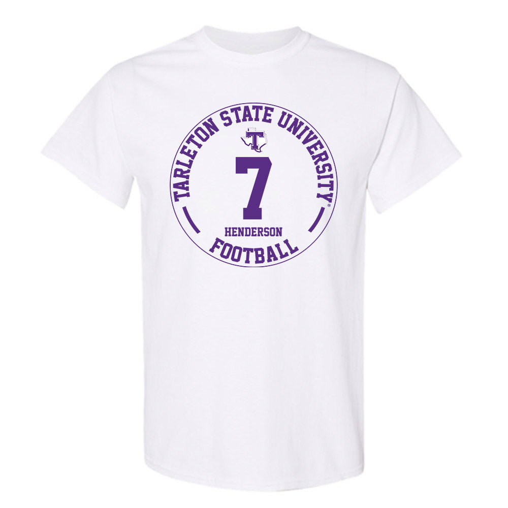 Tarleton State - NCAA Football : Mikey Henderson - Classic Fashion Shersey T-Shirt