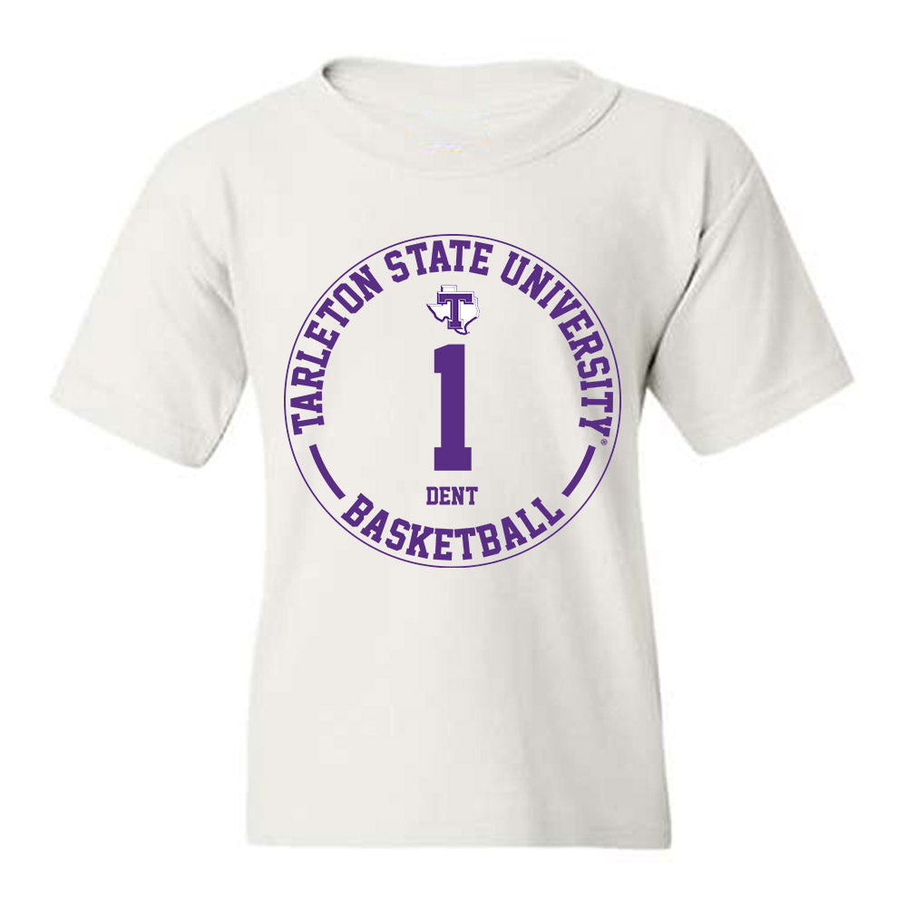 Tarleton State - NCAA Men's Basketball : Aj Dent - Classic Fashion Shersey Youth T-Shirt-0