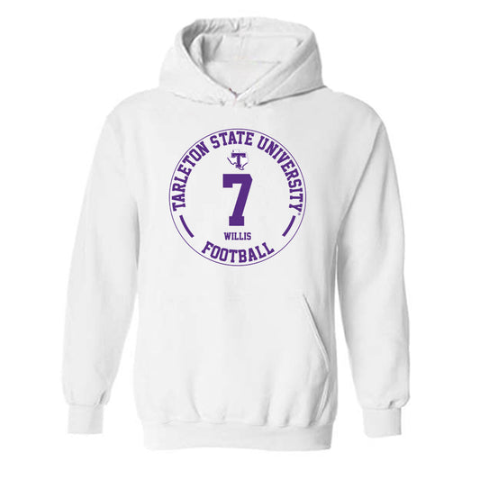 Tarleton State - NCAA Football : Marquis Willis - Classic Fashion Shersey Hooded Sweatshirt-0