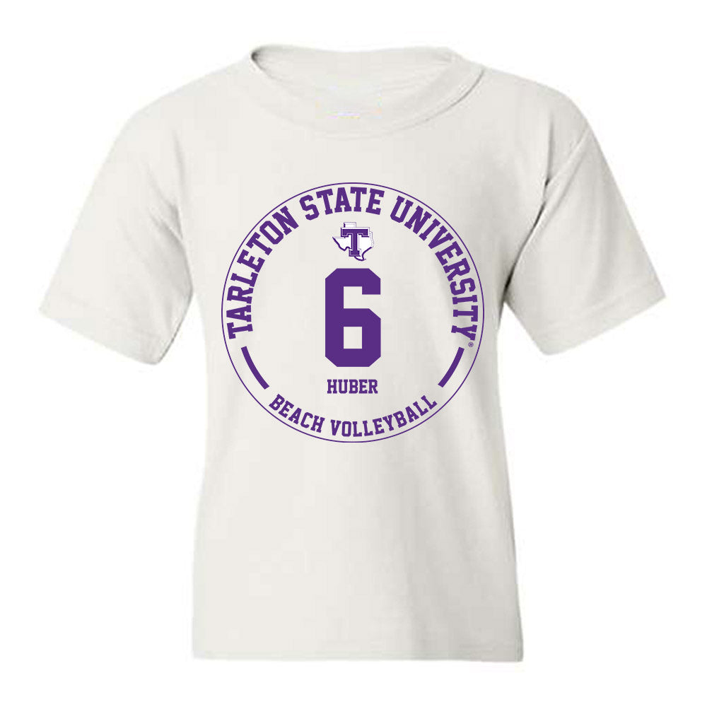 Tarleton State - NCAA Beach Volleyball : Hayden Huber - Classic Fashion Shersey Youth T-Shirt-0