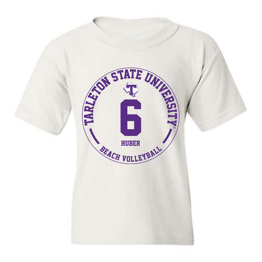 Tarleton State - NCAA Beach Volleyball : Hayden Huber - Classic Fashion Shersey Youth T-Shirt-0