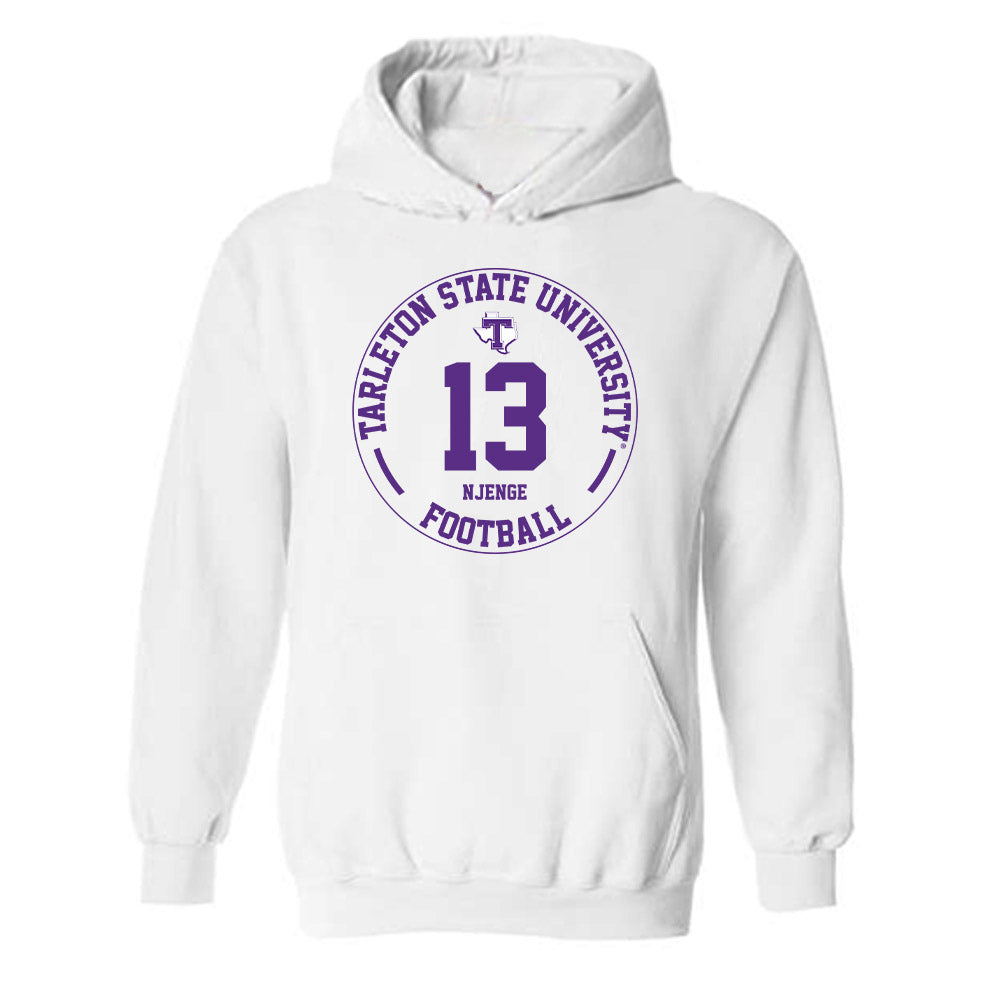 Tarleton State - NCAA Football : Pius Njenge - Classic Fashion Shersey Hooded Sweatshirt-0