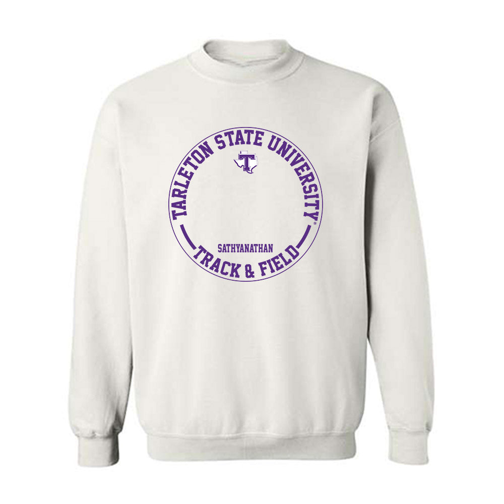 Tarleton State - NCAA Men's Track & Field : Lokesh Sathyanathan - Classic Fashion Shersey Crewneck Sweatshirt-0