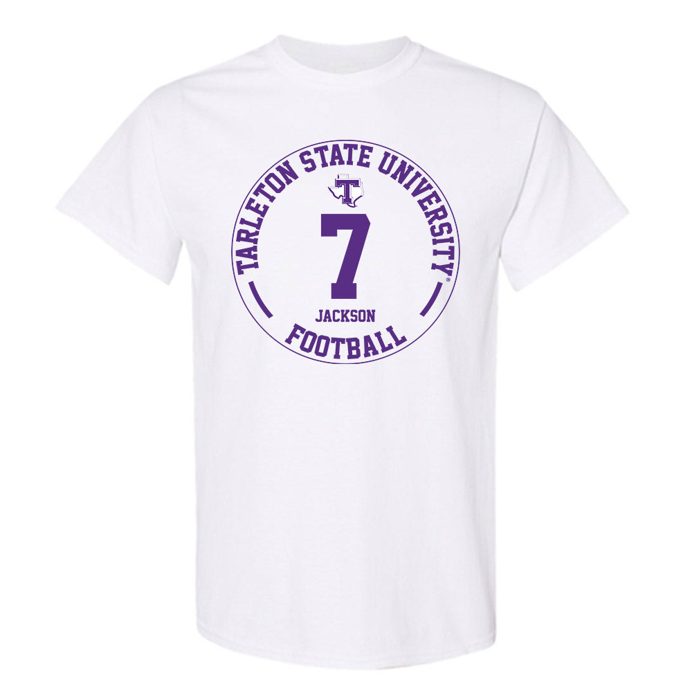 Tarleton State - NCAA Football : Jaylen Jackson - Classic Fashion Shersey T-Shirt-0
