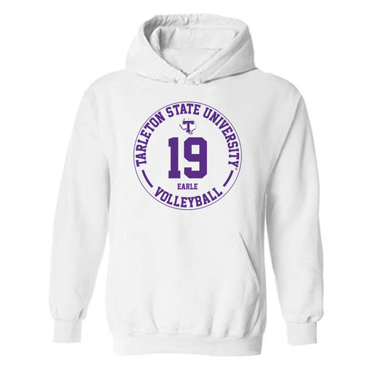Tarleton State - NCAA Women's Volleyball : Alexa Earle - Classic Fashion Shersey Hooded Sweatshirt-0
