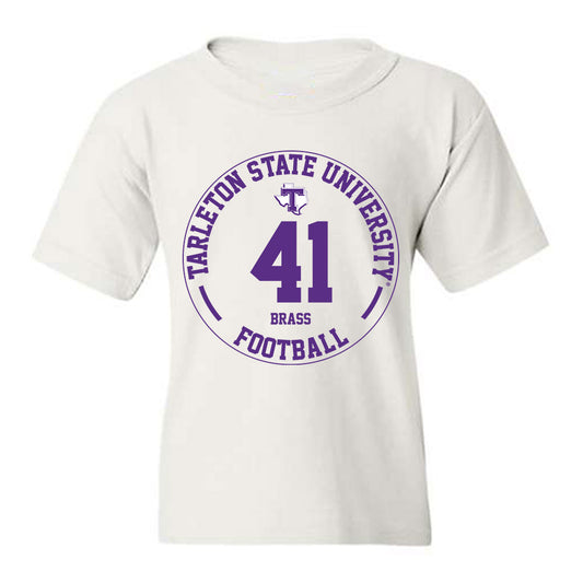 Tarleton State - NCAA Football : Reid Brass - Classic Fashion Shersey Youth T-Shirt-0
