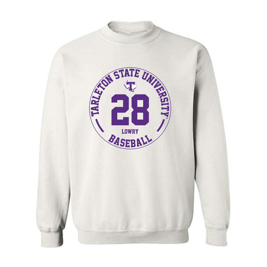 Tarleton State - NCAA Baseball : Cort Lowry - Classic Fashion Shersey Crewneck Sweatshirt-0